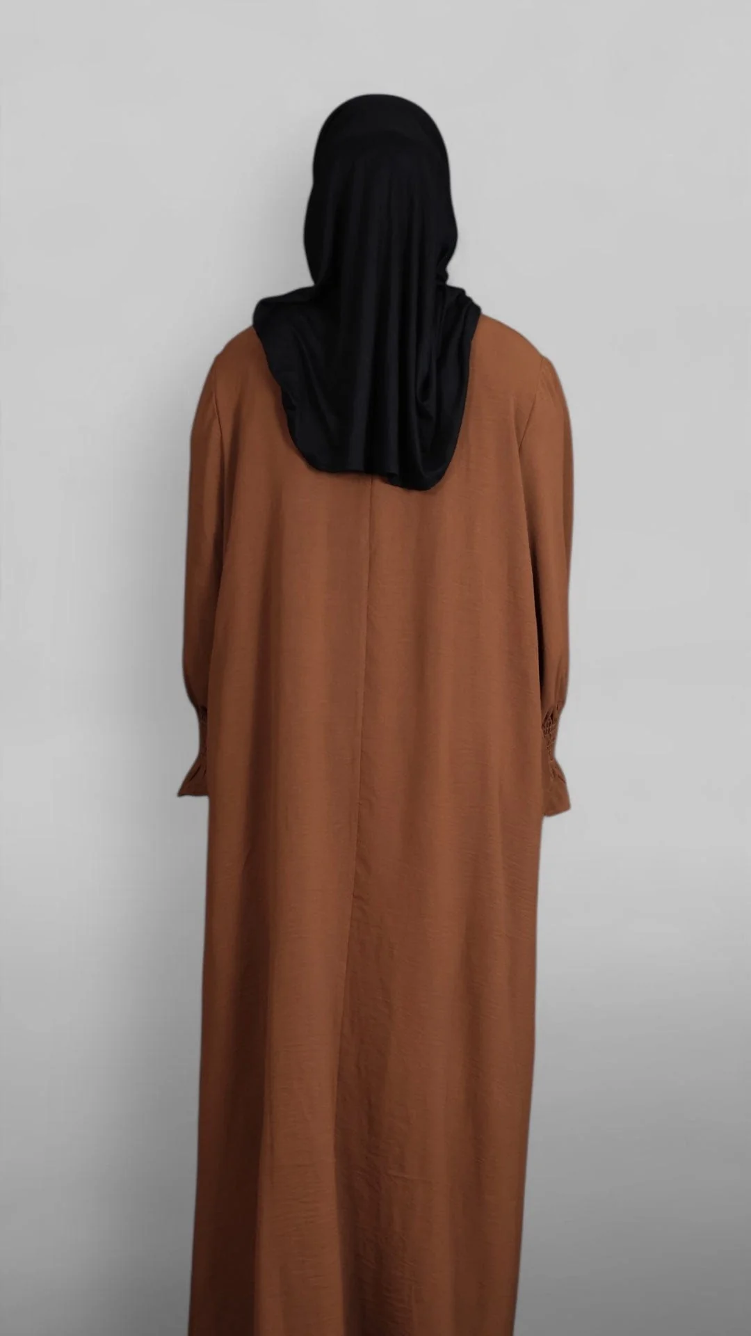 Nora Crinkle Abaya (Sienna) - Image 3