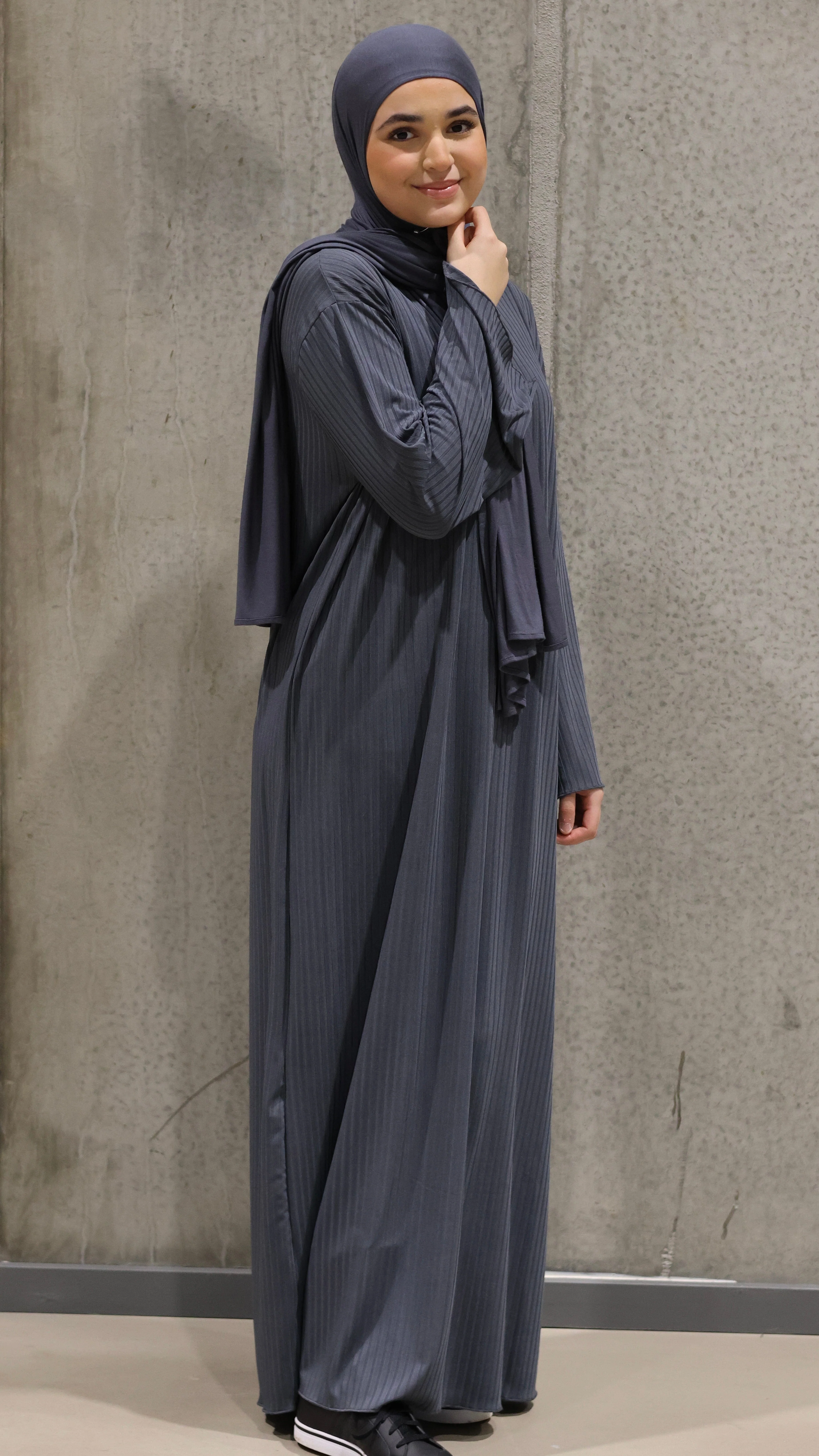Unika Ripped Abaya (Storm) - Image 6